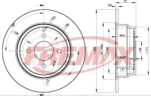 FREMAX BD-4970 - Kočioni disk www.molydon.hr