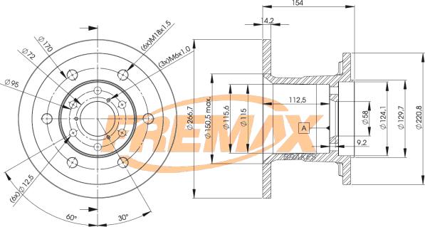 FREMAX BD-4528 - Kočioni disk www.molydon.hr