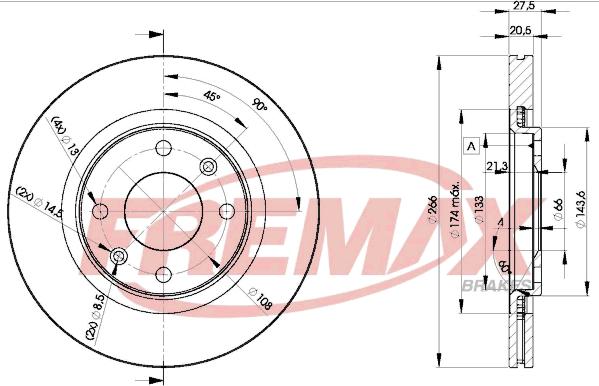 FREMAX BD-4697 - Kočioni disk www.molydon.hr