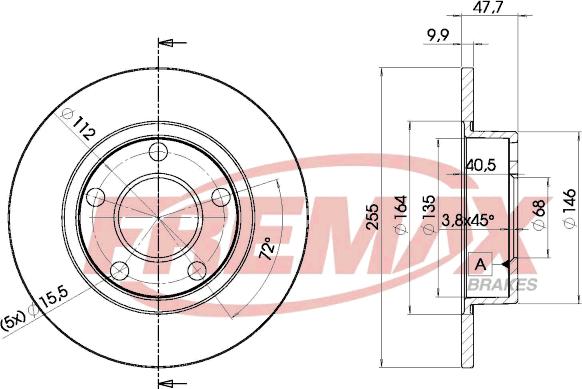 FREMAX BD-4062 - Kočioni disk www.molydon.hr