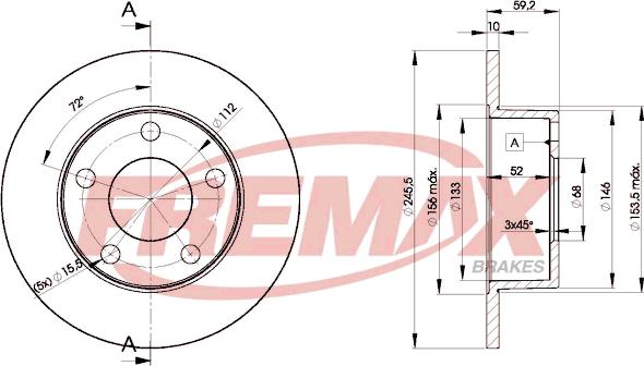 FREMAX BD-4011 - Kočioni disk www.molydon.hr