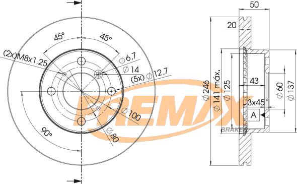 FREMAX BD-4801 - Kočioni disk www.molydon.hr