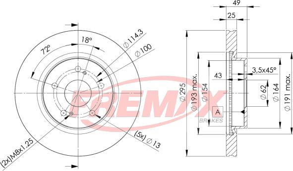 FREMAX BD-4803 - Kočioni disk www.molydon.hr