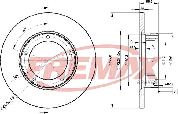 FREMAX BD-4269 - Kočioni disk www.molydon.hr