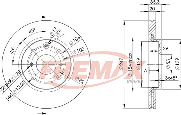 FREMAX BD-4700 - Kočioni disk www.molydon.hr