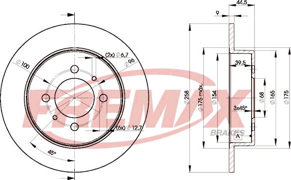 FREMAX BD-5401 - Kočioni disk www.molydon.hr