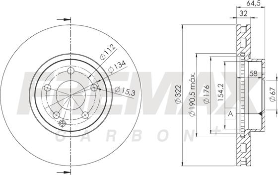 FREMAX BD-5558 - Kočioni disk www.molydon.hr