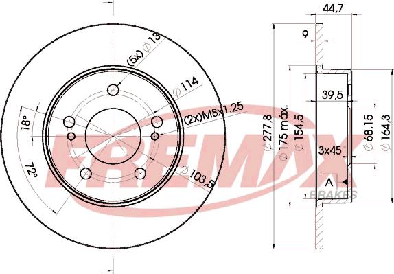 FREMAX BD-5059 - Kočioni disk www.molydon.hr