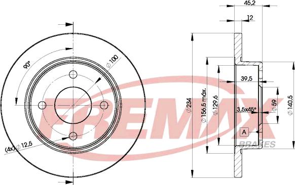 FREMAX BD-5001 - Kočioni disk www.molydon.hr