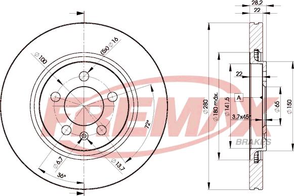 FREMAX BD-5031 - Kočioni disk www.molydon.hr