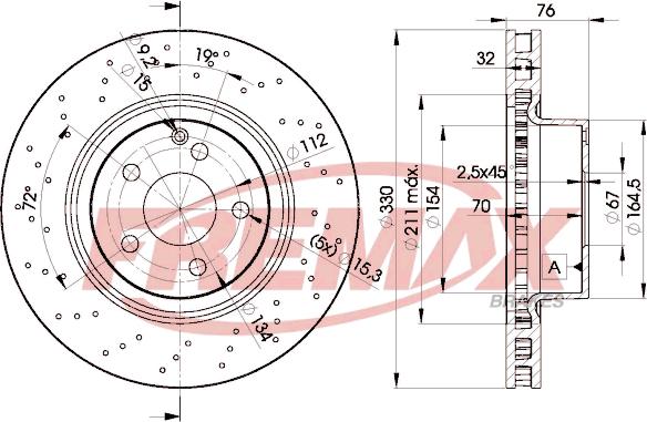 FREMAX BD-5038 - Kočioni disk www.molydon.hr