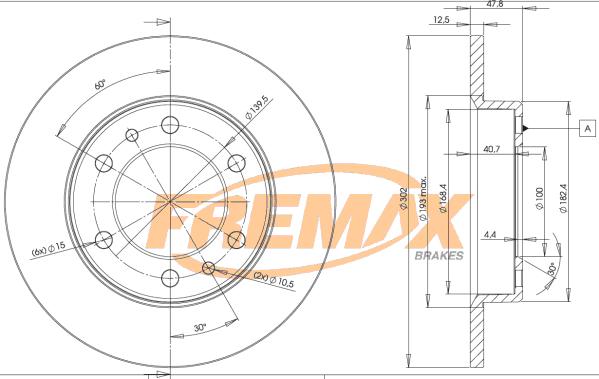 FREMAX BD-5070 - Kočioni disk www.molydon.hr