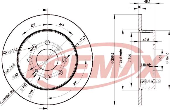 FREMAX BD-5106 - Kočioni disk www.molydon.hr