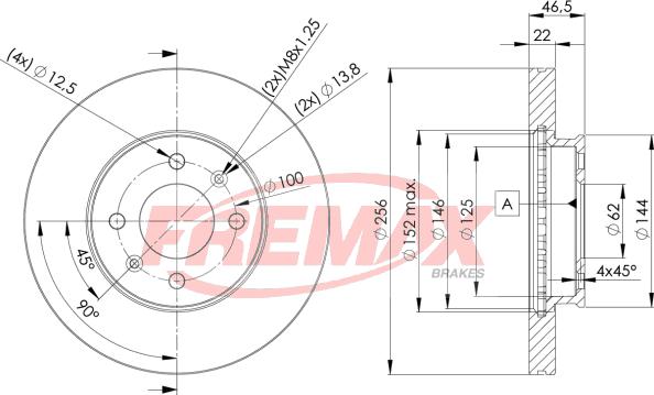 FREMAX BD-5101 - Kočioni disk www.molydon.hr