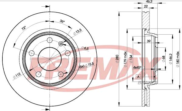 FREMAX BD-5301 - Kočioni disk www.molydon.hr