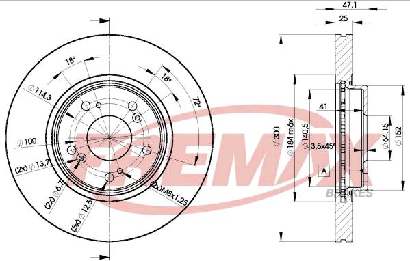 FREMAX BD-5251 - Kočioni disk www.molydon.hr