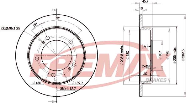 FREMAX BD-6970 - Kočioni disk www.molydon.hr