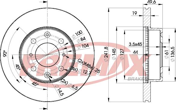 FREMAX BD-6670 - Kočioni disk www.molydon.hr