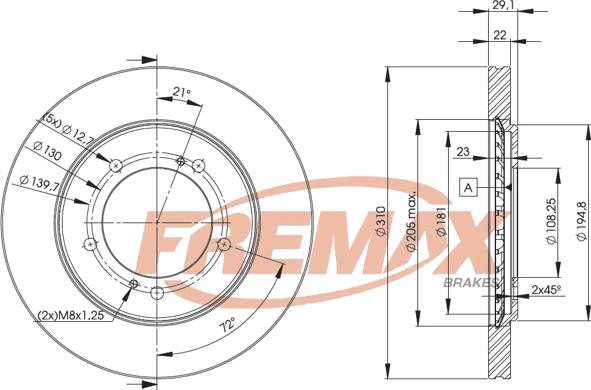 FREMAX BD-6010 - Kočioni disk www.molydon.hr