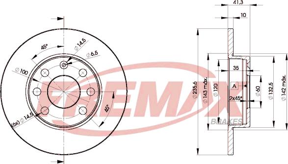 FREMAX BD-6193 - Kočioni disk www.molydon.hr