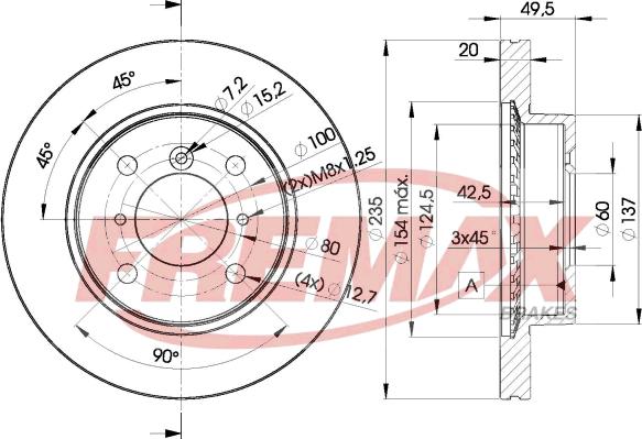 FREMAX BD-6101 - Kočioni disk www.molydon.hr