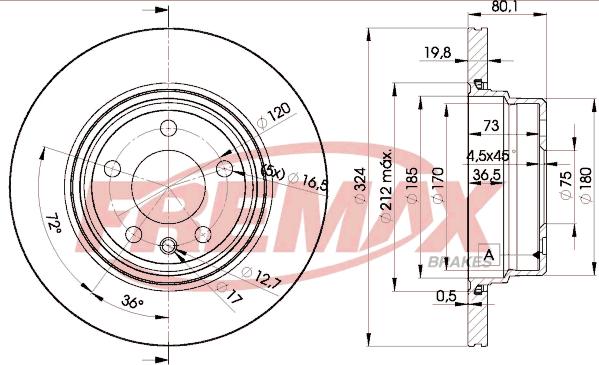 FREMAX BD-6849 - Kočioni disk www.molydon.hr