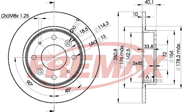 FREMAX BD-6251 - Kočioni disk www.molydon.hr