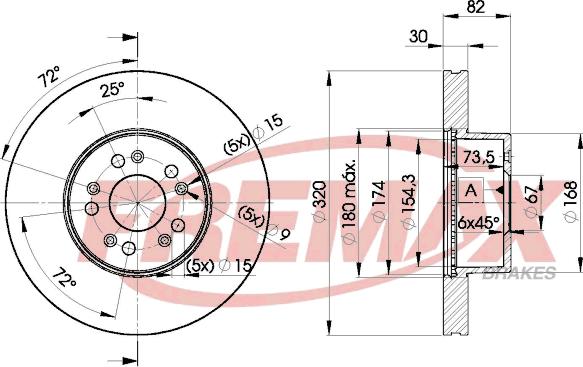 FREMAX BD-0912 - Kočioni disk www.molydon.hr