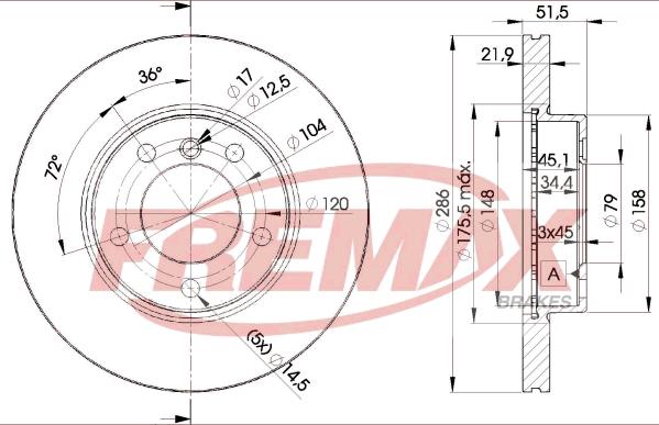 FREMAX BD-0674 - Kočioni disk www.molydon.hr