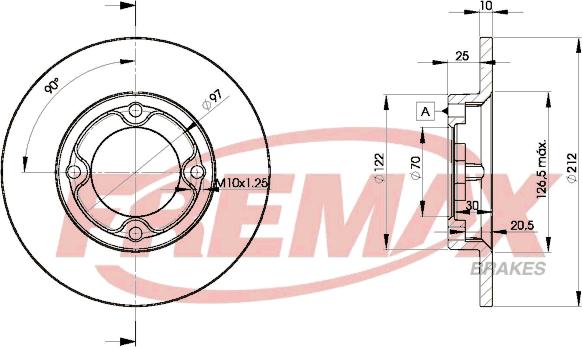 FREMAX BD-0003 - Kočioni disk www.molydon.hr