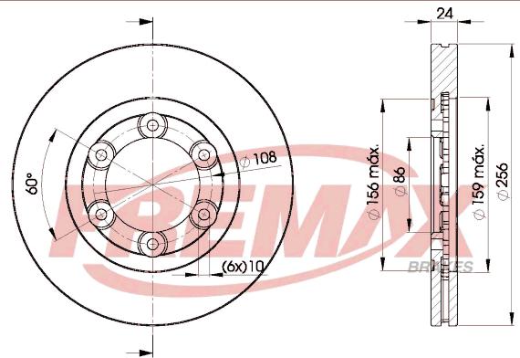 FREMAX BD-0007 - Kočioni disk www.molydon.hr