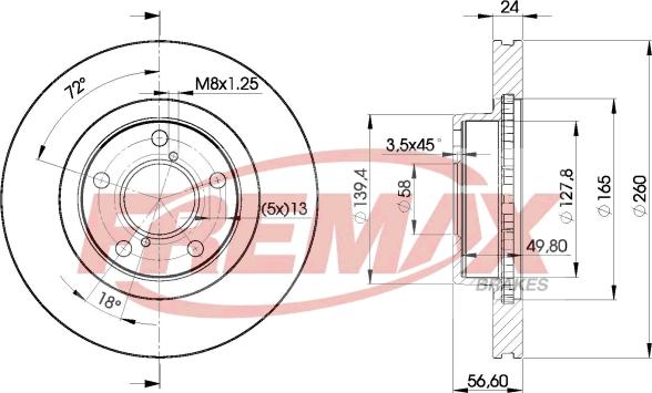 FREMAX BD-0031 - Kočioni disk www.molydon.hr