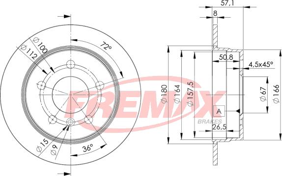 FREMAX BD-0119 - Kočioni disk www.molydon.hr