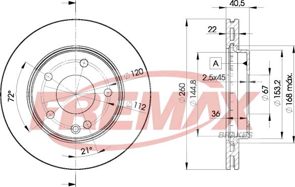 FREMAX BD-0113 - Kočioni disk www.molydon.hr