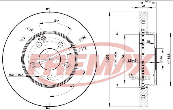 FREMAX BD-0812 - Kočioni disk www.molydon.hr