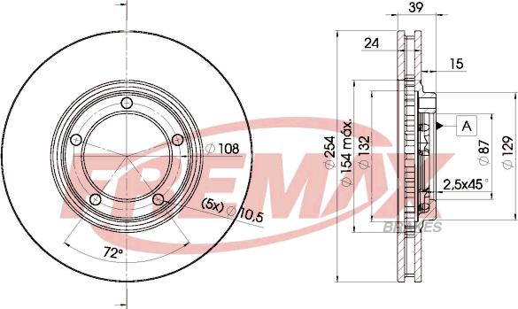 FREMAX BD-0301 - Kočioni disk www.molydon.hr