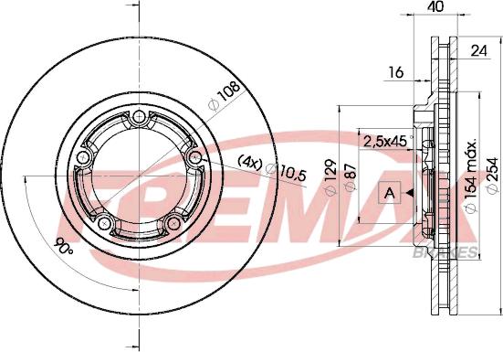 FREMAX BD-0200 - Kočioni disk www.molydon.hr