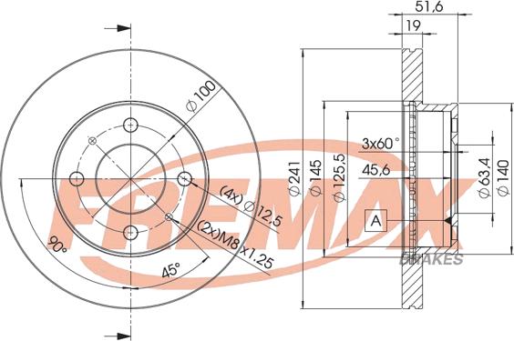 FREMAX BD-1008 - Kočioni disk www.molydon.hr