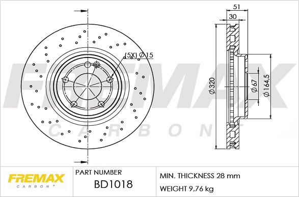 FREMAX BD-1018 - Kočioni disk www.molydon.hr