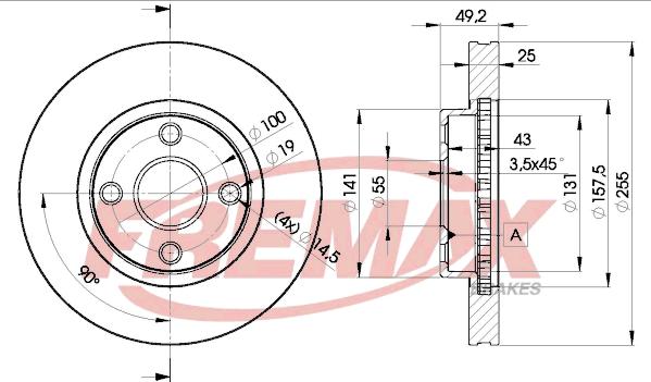 FREMAX BD-1330 - Kočioni disk www.molydon.hr