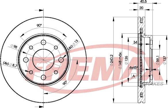 FREMAX BD-8929 - Kočioni disk www.molydon.hr