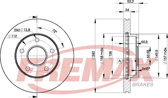 FREMAX BD-8109 - Kočioni disk www.molydon.hr