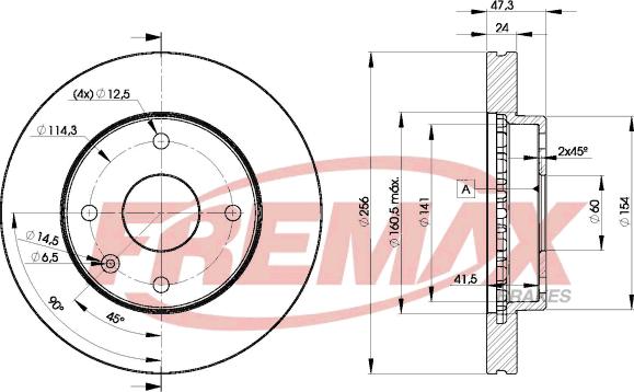 FREMAX BD-8338 - Kočioni disk www.molydon.hr