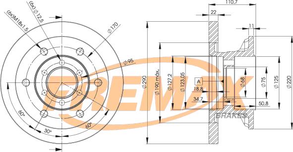 FREMAX BD-8772 - Kočioni disk www.molydon.hr