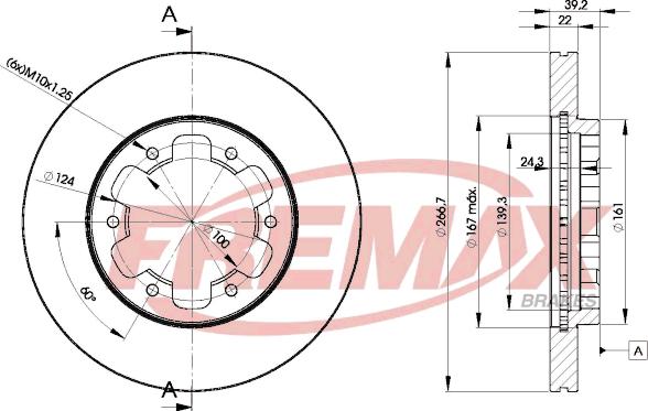 FREMAX BD-3501 - Kočioni disk www.molydon.hr