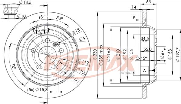 FREMAX BD-3508 - Kočioni disk www.molydon.hr