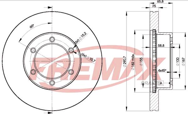 FREMAX BD-3520 - Kočioni disk www.molydon.hr