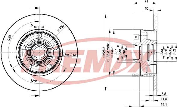 FREMAX BD-3576 - Kočioni disk www.molydon.hr