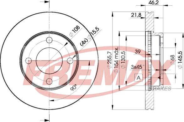 FREMAX BD-3633 - Kočioni disk www.molydon.hr