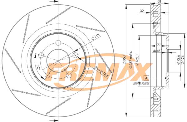 FREMAX BD-3063 - Kočioni disk www.molydon.hr